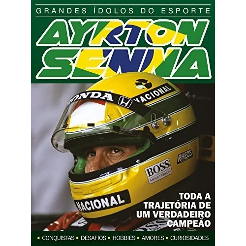 Livro Grandes ídolos do esporte - Ayrton Senna