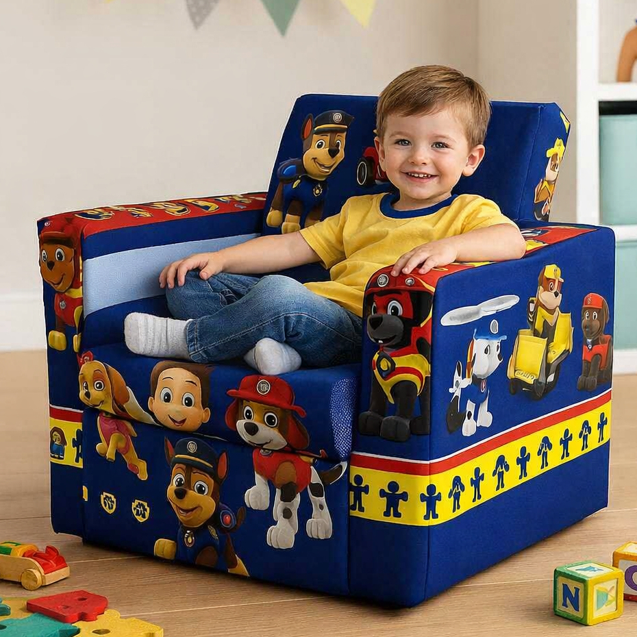 Sofazinho Infantil Estampado – Decoração e Conforto para o Quartinho - Patrulha Canina