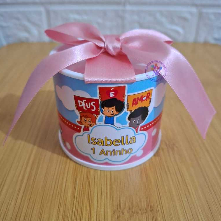 KIT MINI TUBOLATAS PERSONALIZADAS 5X6 - 3 PALAVRINHAS MENINA /LEMBRANCINHAS/ANIVERSÁRIO