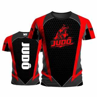 Camiseta Judô Masculina Dry Fit Esportiva para Treino e Uso Diário Premium