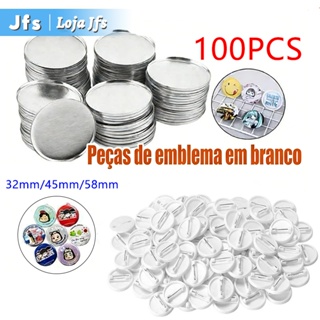 32mm/44mm/58mm 100 Boton Para Conjunto de Máquina de Crachá Deslizante Máquina De Button em Oferta na Shopee