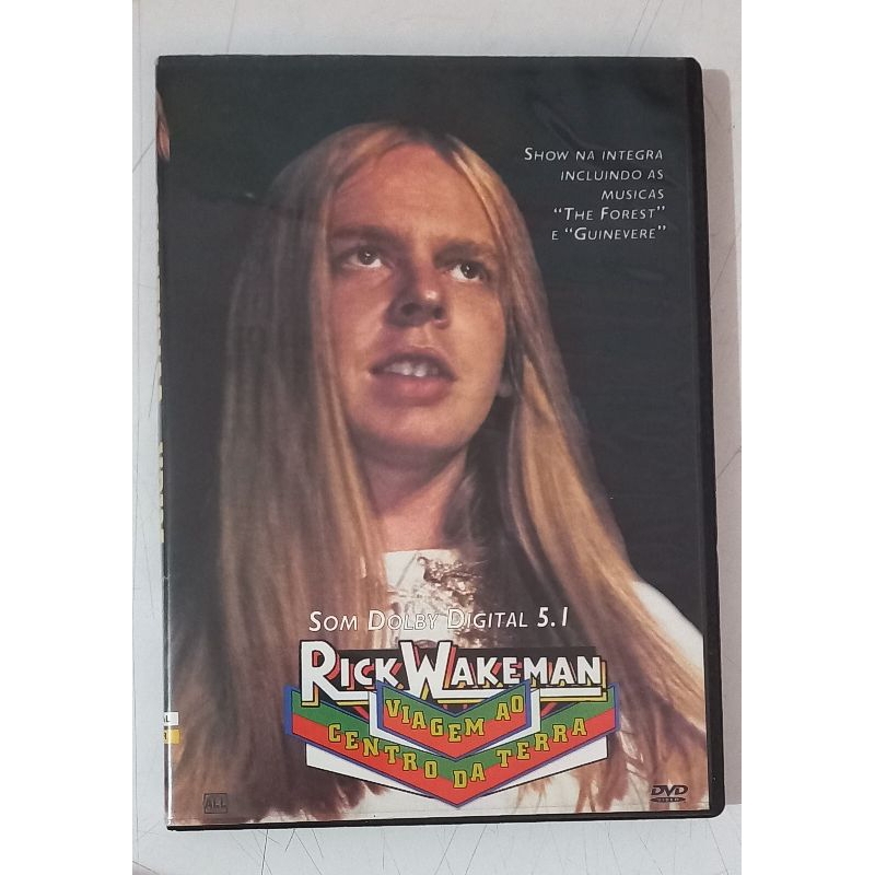 DVD Rick Wakeman- Viagem ao centro da terra