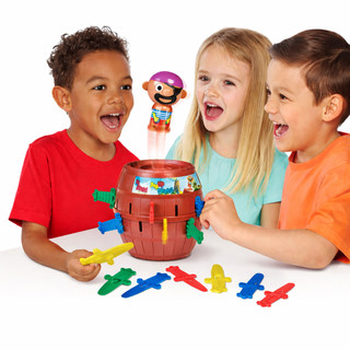 Jogo GG Pula Pirata Art Brinks Barril Pirata Jogo Divertido Brinquedo de Mesa Familia Interativo