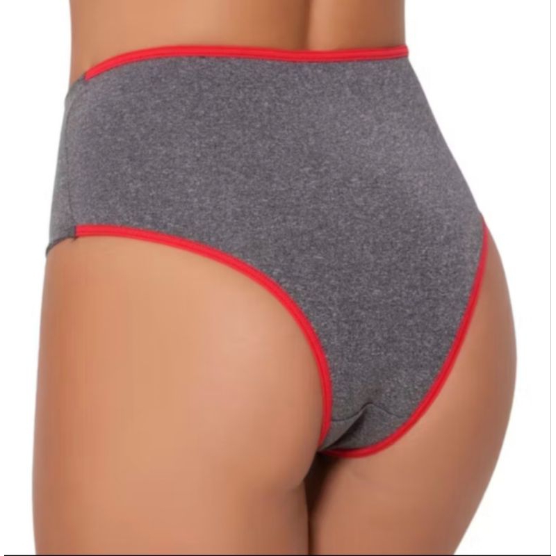 kit 3,5,10 calcinha modeladora cós  alto, seca barriga, fitnes