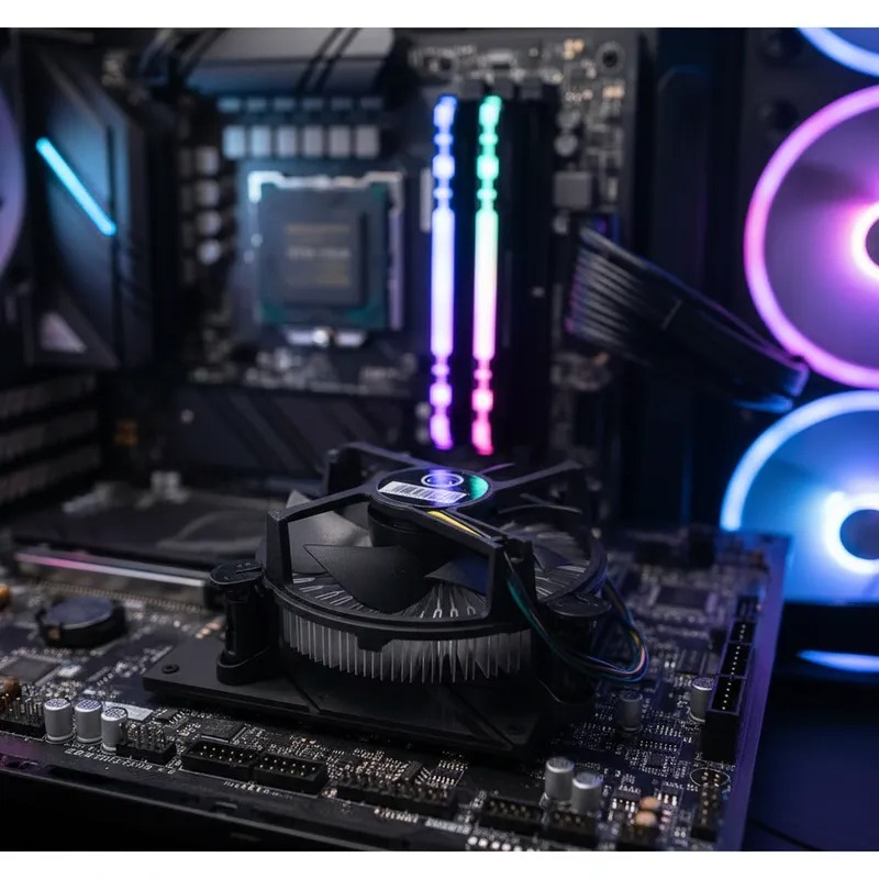 Cooler Processador Intel LGA 775 1150 1151 1155 1156 1200 Silencioso CPU PC