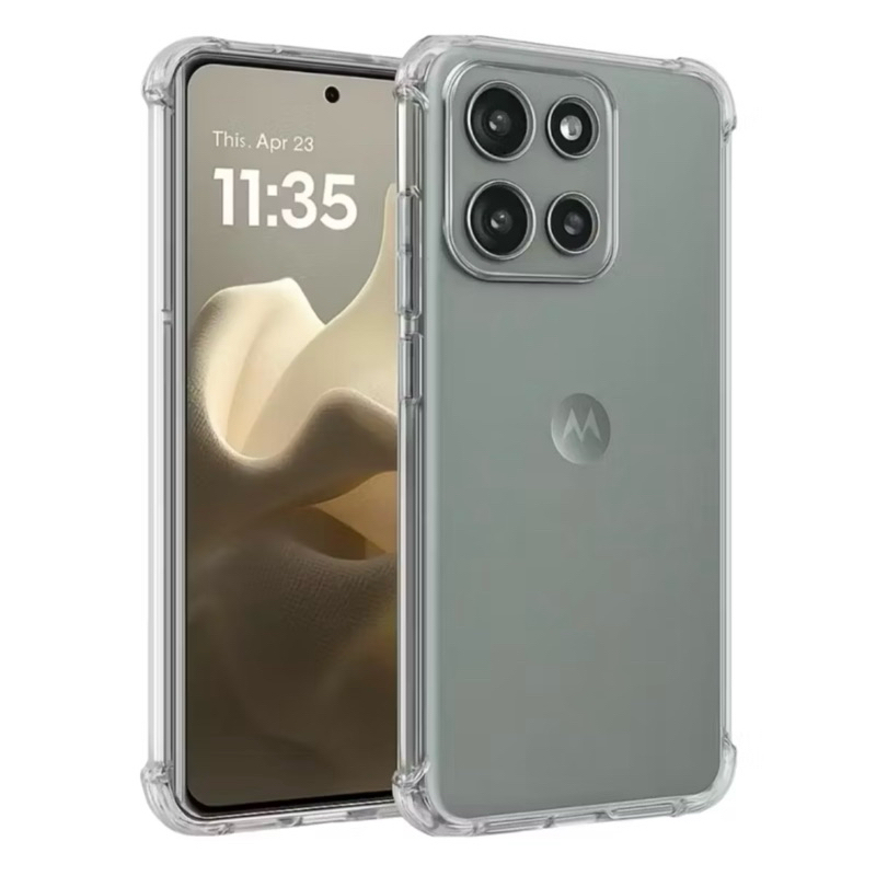 Kit 2X1 Motorola Moto G36-Película Frontal Ceramica 3D + Capa Transparente TPU Silicone