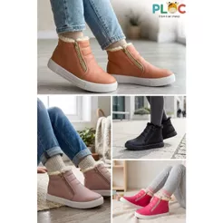 BOTA TÊNIS INFANTIL FORRADA DE PELÚCIA SUPER MACIA PLOC ANATÔMICO