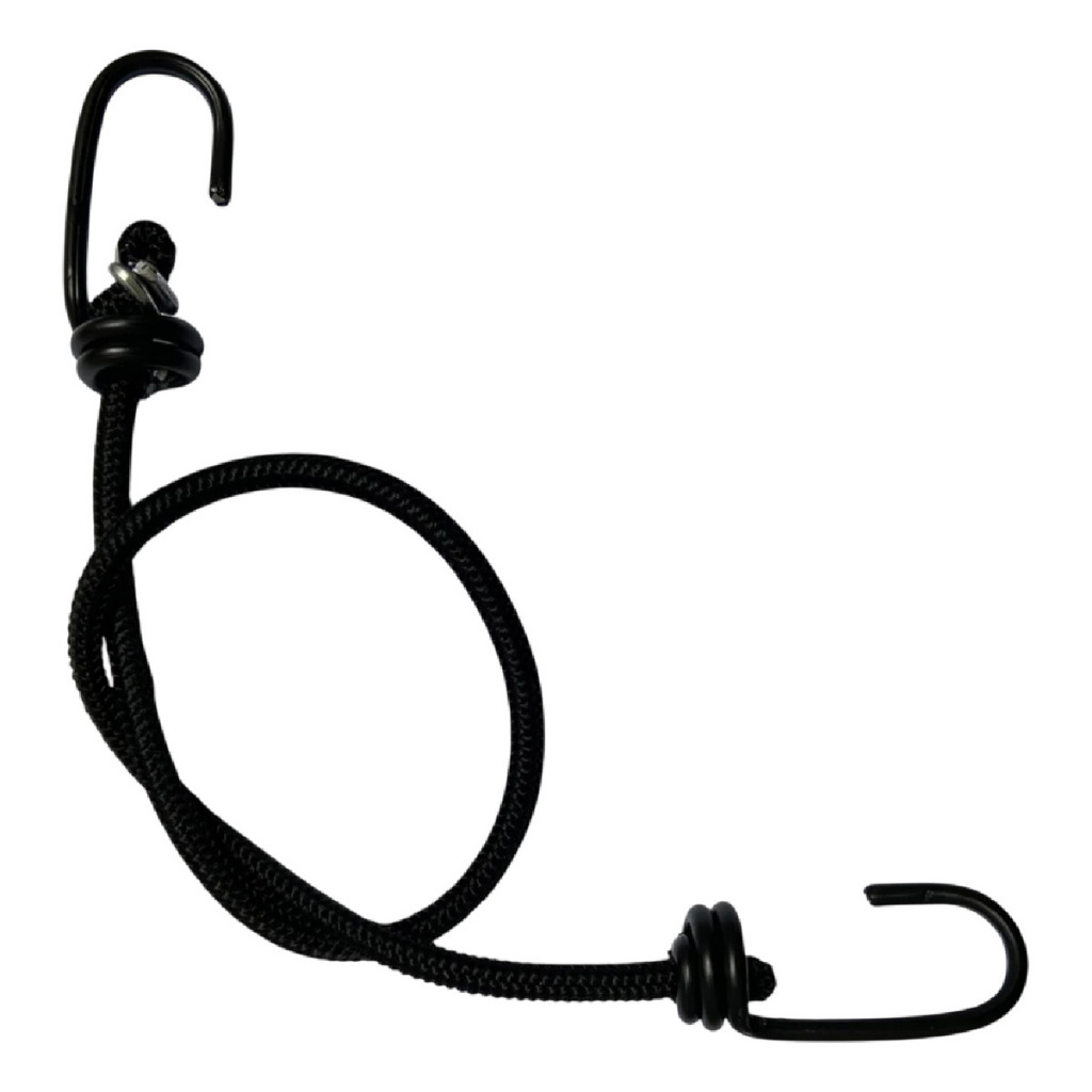 Elástico Extensor Bagageiro Moto 1,5m Com Gancho Prendedor Carga Moto Bike Bagagem Alta Resistência