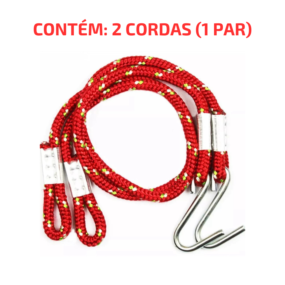 Par Extensor De Rede Descanso Alongador Resistente Gancho Reforcado Alongador Parede Suporta