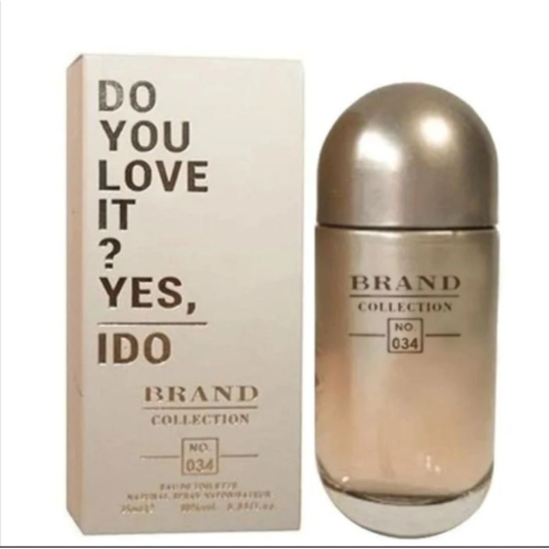 🌟 Perfume Brand Collection Nº 034 – Do You Love It? Yes, I Do – Feminino 25ml 🌟