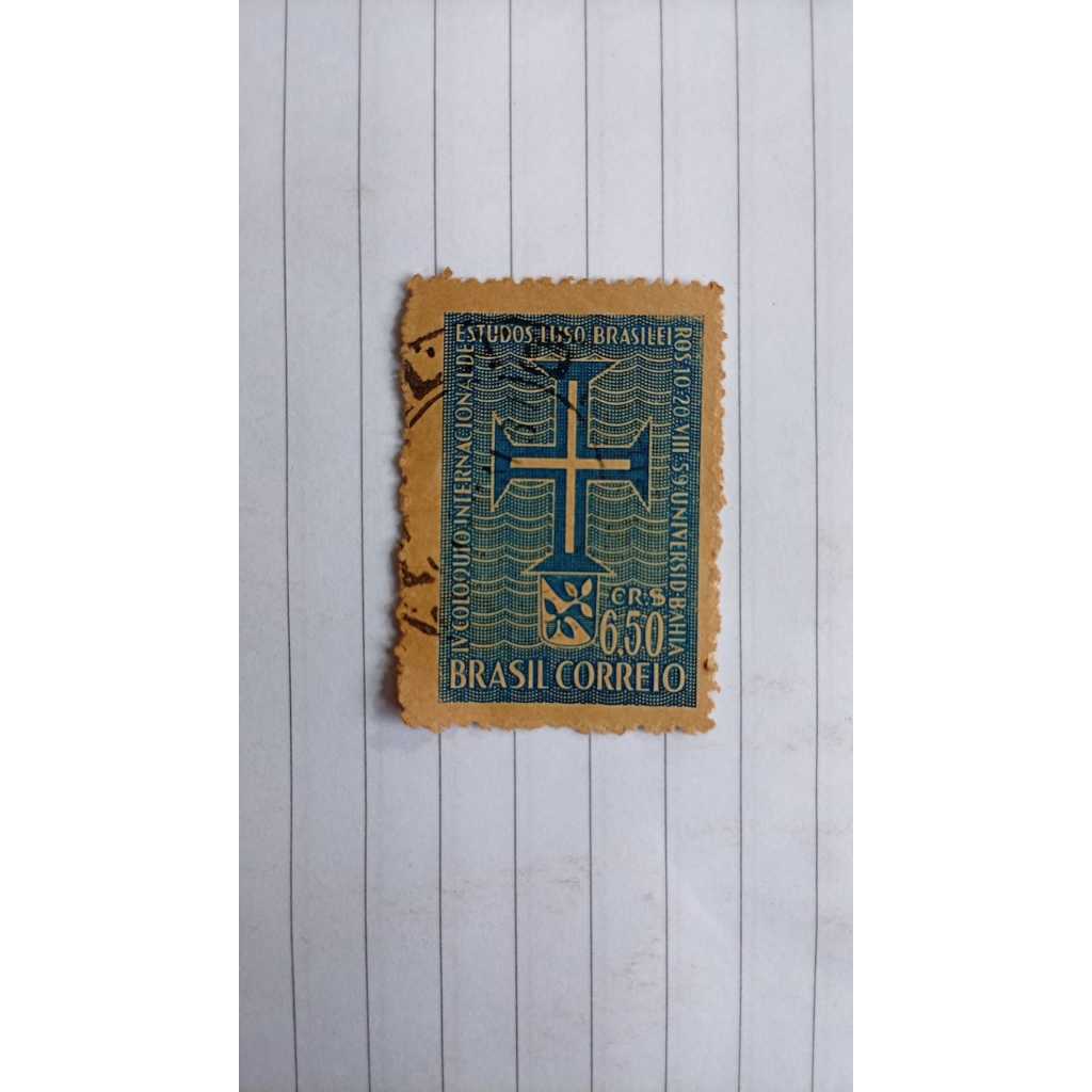 Selo Postal “Congresso Internacional de Estudos Luso-Brasileiros” – Brasil CorreioS
