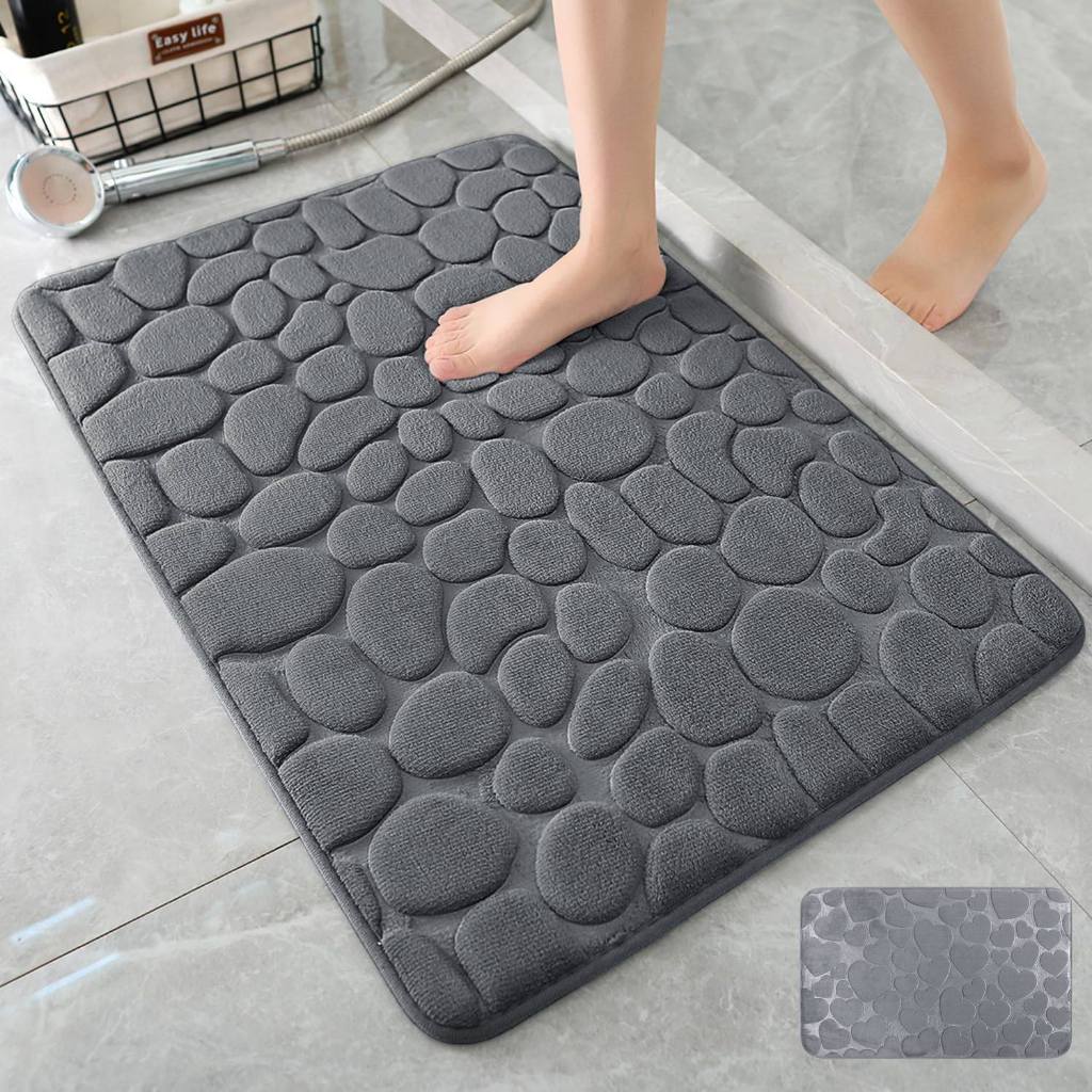 Tapete Soft Antiderrapante para Banheiro, Sala e Quarto com Diversas Cores 40cm x 60cm em Oferta na Shopee