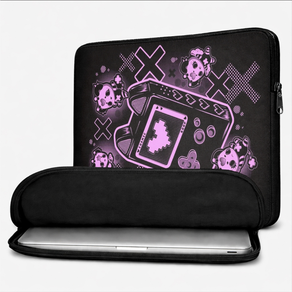 Capa Protetora Notebook Preta Com Ziper