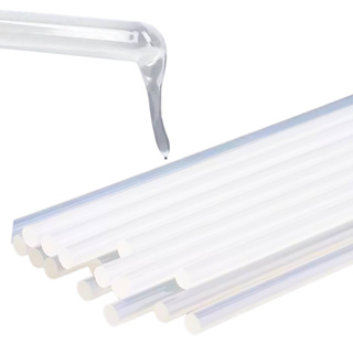 Bastão Cola Quente Transparente 7mm 10 unidades em Oferta na Shopee