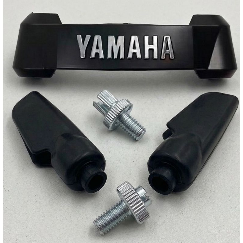 Emblema + capa manete ybr 125 factor + regulador cabo frontal maçaneta