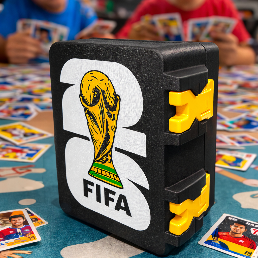Porta Figurinhas Case Caixa Album Copa Do Mundo 2026