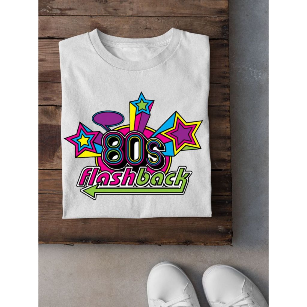 Camiseta Anos 80 Retrô Vintage Flashback Estilo Anos 80 Unissex