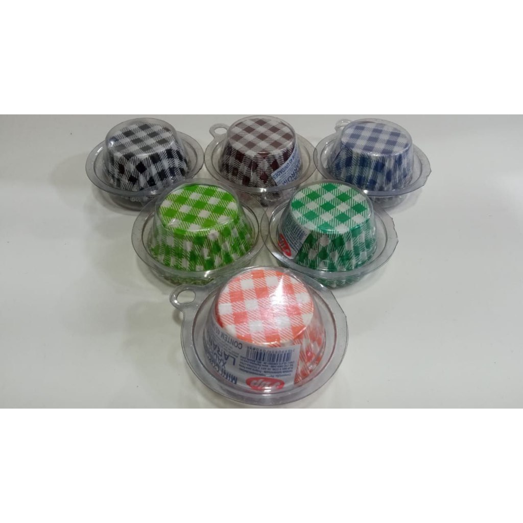 Kit com 135 Forminhas de CupCake Listradas e de Bolinhas Bolo Doce Festas Ocasiões Eventos Presente Vendas