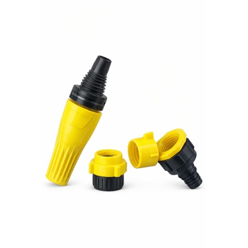 Kit Esguicho para Mangueira Krona com Adaptador 1/2 e 3/4 Jato Regulável Jardim Lava Carro