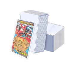 TopLoader unidades 1 a 10 (25pt - tamanho interno) Para Cards TCG Pokémon One Piece Magic Kpop