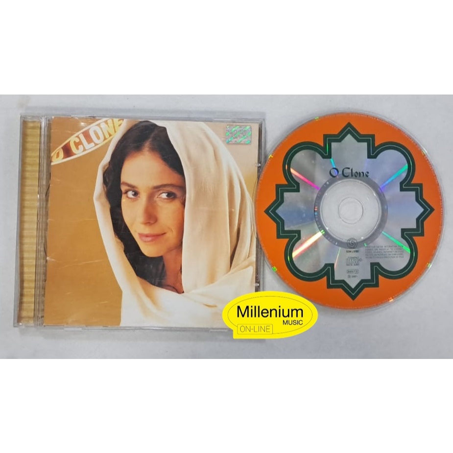 CD O Clone Trilha Sonora Nacional Da Novela 2001 Original Gravadora Colecionador Ótimo Estado