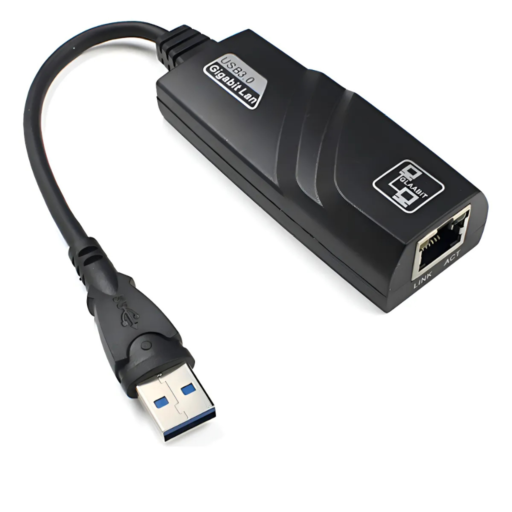 Cabo Adaptador Usb 3.0 Rj45 Rede Giga Lan 10/100/1000 Mbps Internet Super Rápida Gigabyte