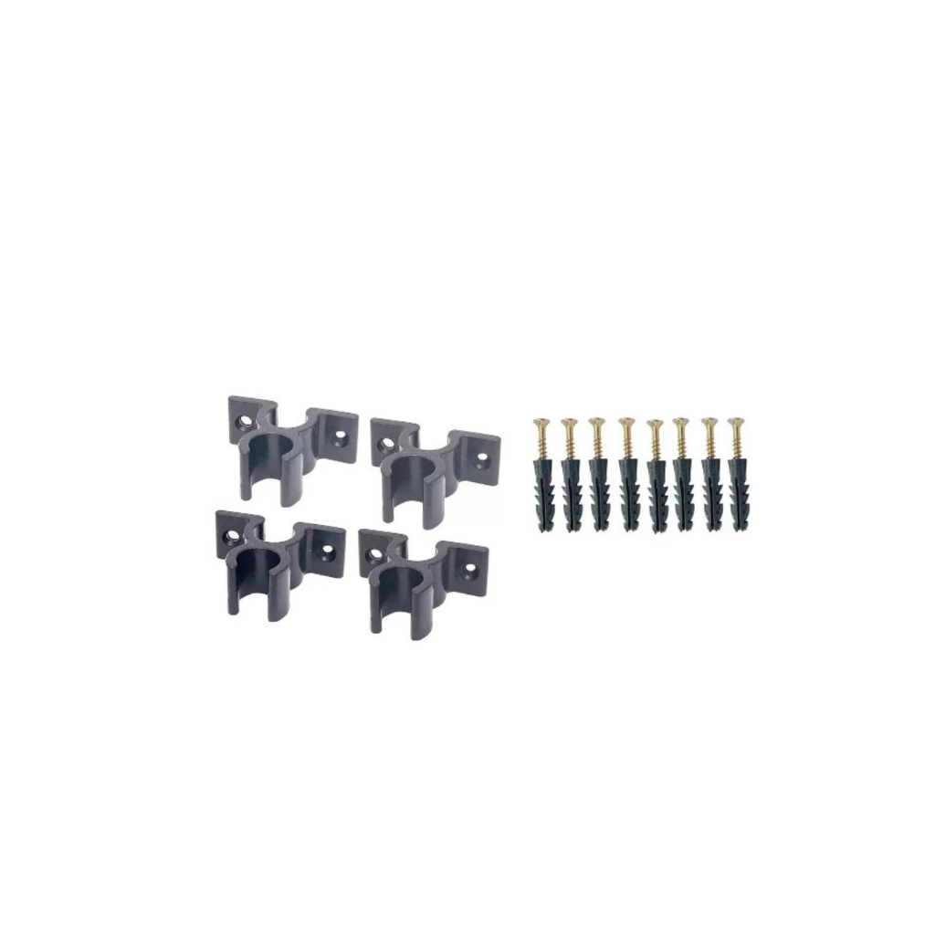 Kit 4 Fixadores de Parede para Cercado Pet