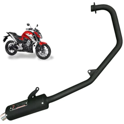 Escapamento CB300F Twister 2023/26 Mini Turbo Fortuna Preto