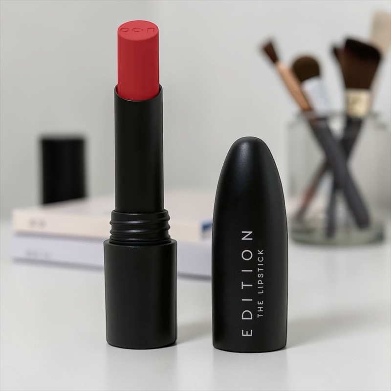 Batom Vermelho Red Kiss Océane Semi Matte Hidratante Alta Pigmentação Vegano