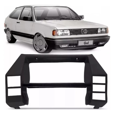 Moldura painel de Instrumento Velocímetro - Gol Parati Saveiro G1 Quadrado 88 a  95 - IP0805/ 011022