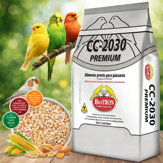 Farinhada Seca para Pássaros CC-2030 Premium com Ovo Pó Completa Probióticos em Oferta na Shopee