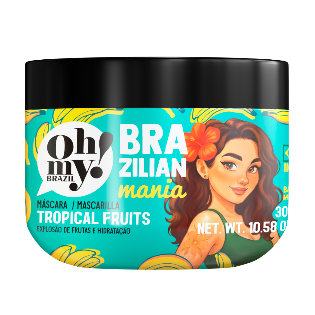 Máscara Tropical Fruits Brazilian Mania 300g OhMy