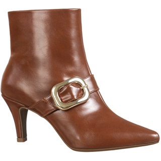 Bota Feminina Cano Curto Bico Fino Salto Fino Médio Fivela Elegante Anklee Boot Celine GiGiL em Oferta na Shopee