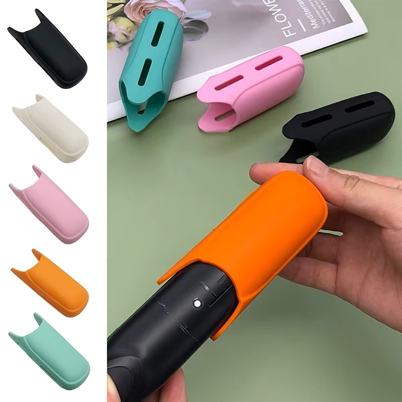 Capa Para Proteção De ponta De  Chapinha De cabelo Silicone Resistente ao Calor