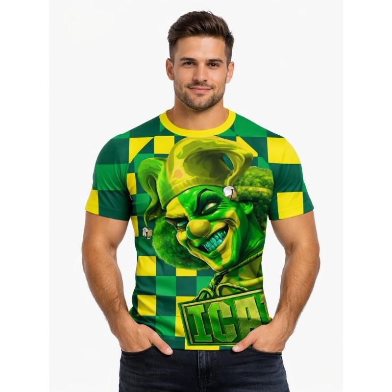 Camiseta Brasil Copa Do Mundo Torcedor Camisa Hexa É Nosso Engraçada Masculina Feminina Futebol
