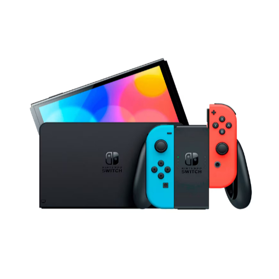 Console Nintendo Switch OLED 64GB Japonês - Neon (HEG-S-KABAA)