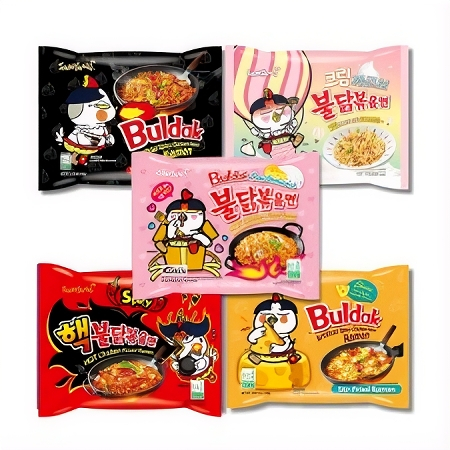Lamen Buldak Apimentado Coreano pack com 5un importado