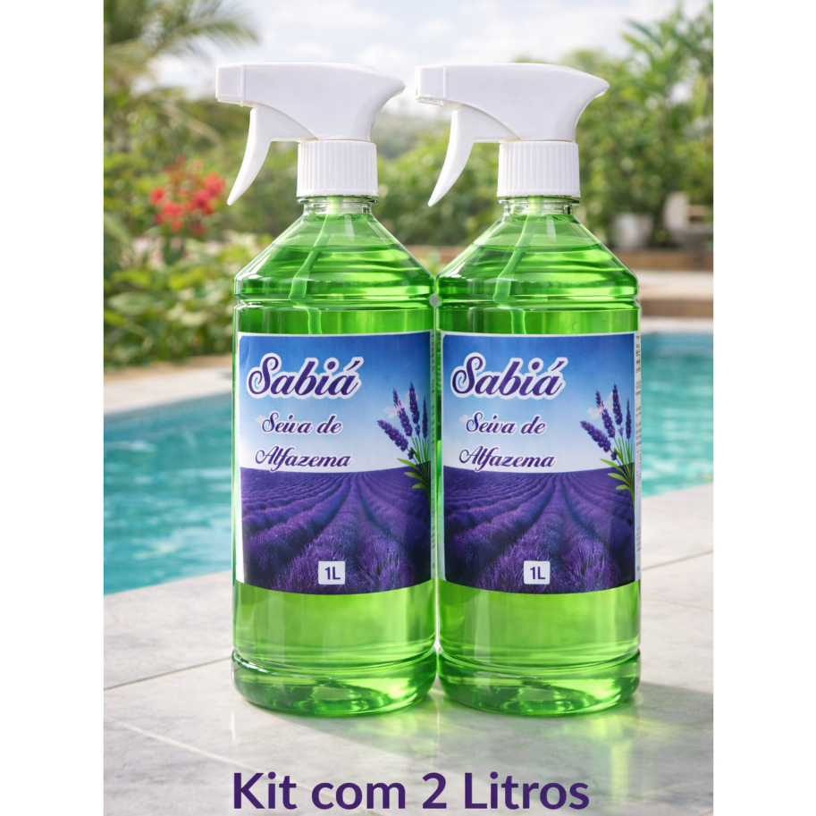 Alfazema 2 LT com Spray Borrifador para Proteção Energética e Bem-Estar em Oferta na Shopee