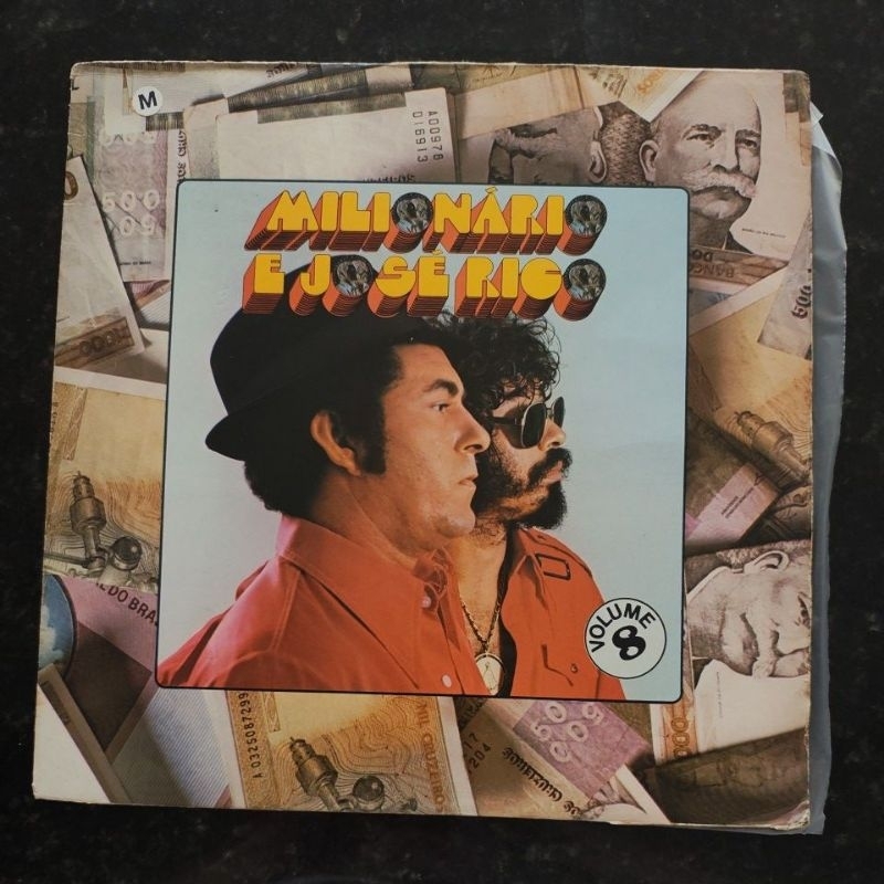 Disco de Vinil (LP) Milionário & José Rico, realidade, volume 8, 1979