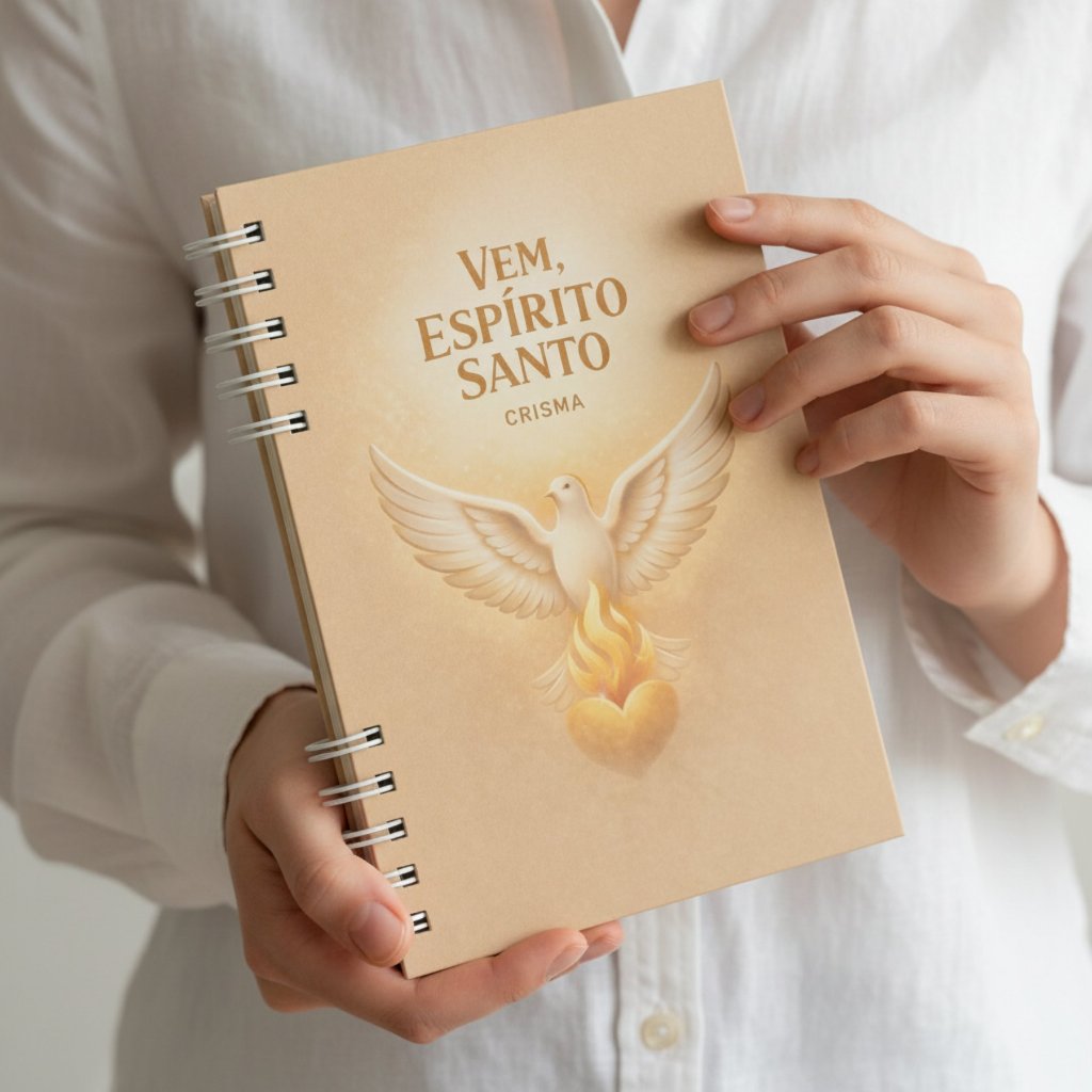 Caderno De Crisma Estudante Catequese Capa Dura Wire-o 100 Folhas Com nome em Oferta na Shopee
