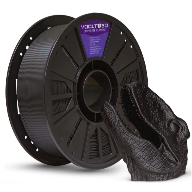 Filamento PLA 1KG 1.75mm | Alta Precisão | Impressora 3D Bambu Lab Ender Creality - PRETO/BRANCO/AMARELO/VERMELHO