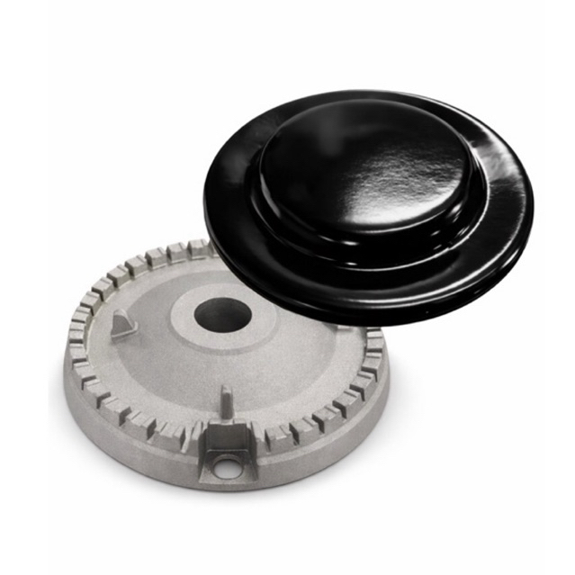 Kit Queimador + Espalhador para Fogão Brastemp Ative Consul CFO4VAR | Boca Grande ou Pequena