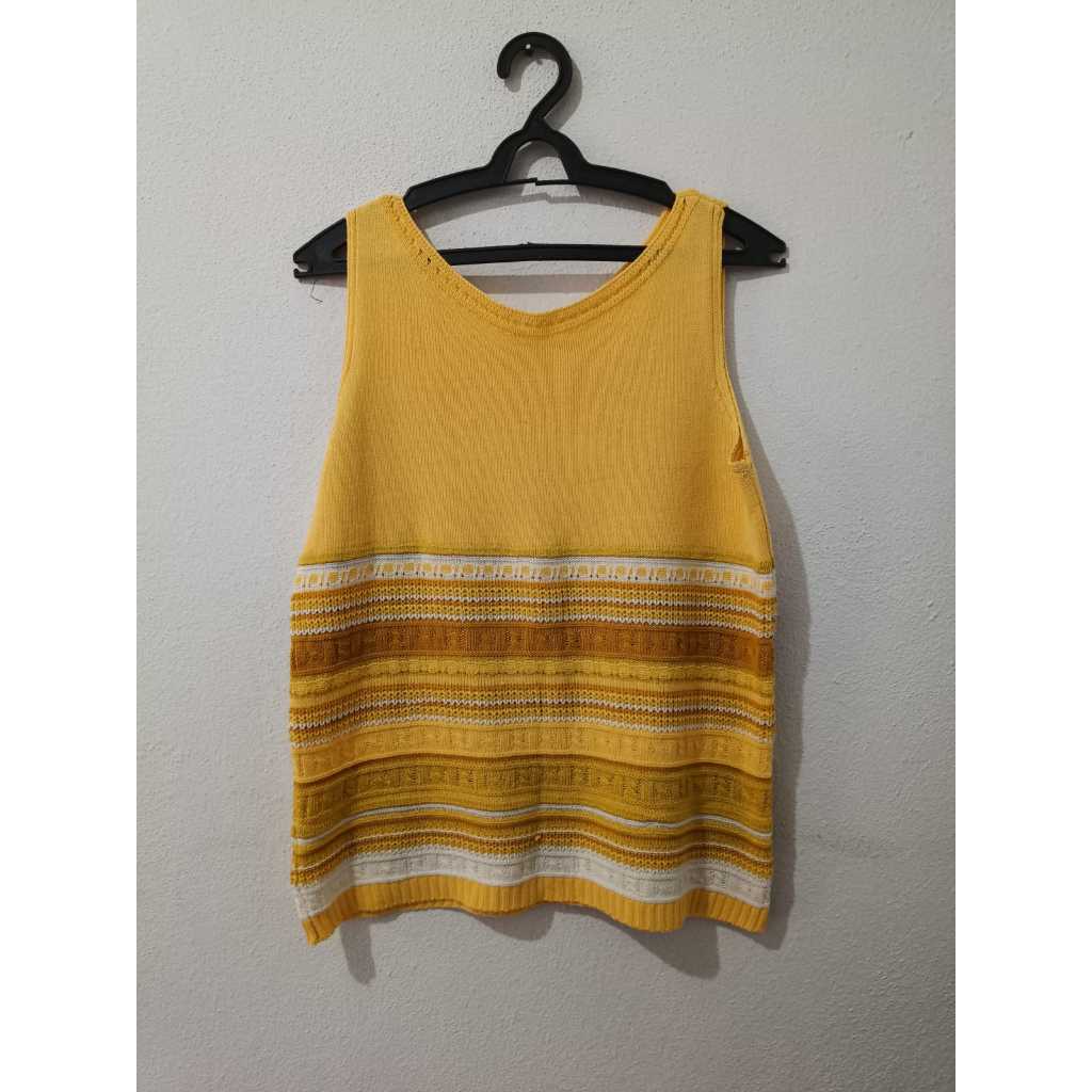 Blusa Feminina Tricô Amarelo M