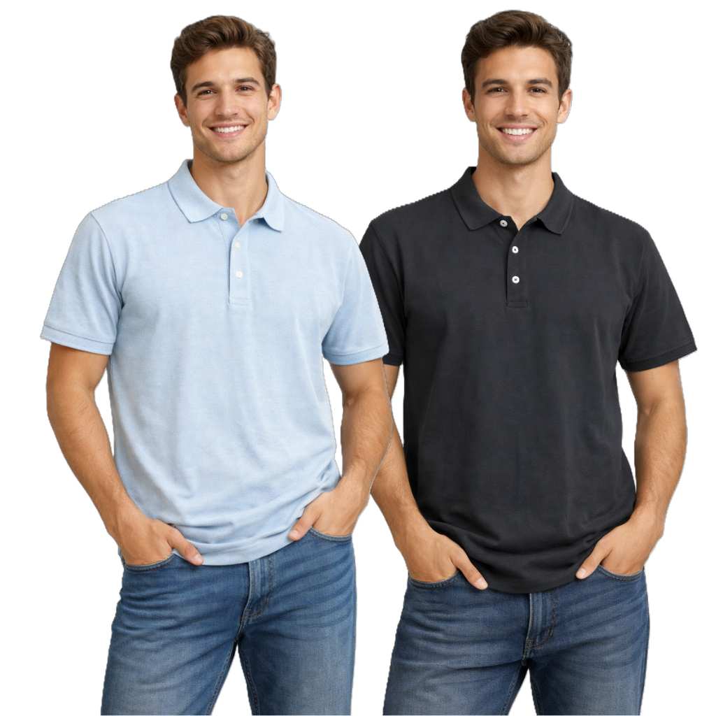 KIT 2 Ou 1 Camisa Gola Polo Slim Piquet Masculina Algodão Premium em Oferta na Shopee