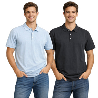 KIT 2 Ou 1 Camisa Gola Polo Slim Piquet Masculina Algodão Premium em Oferta na Shopee