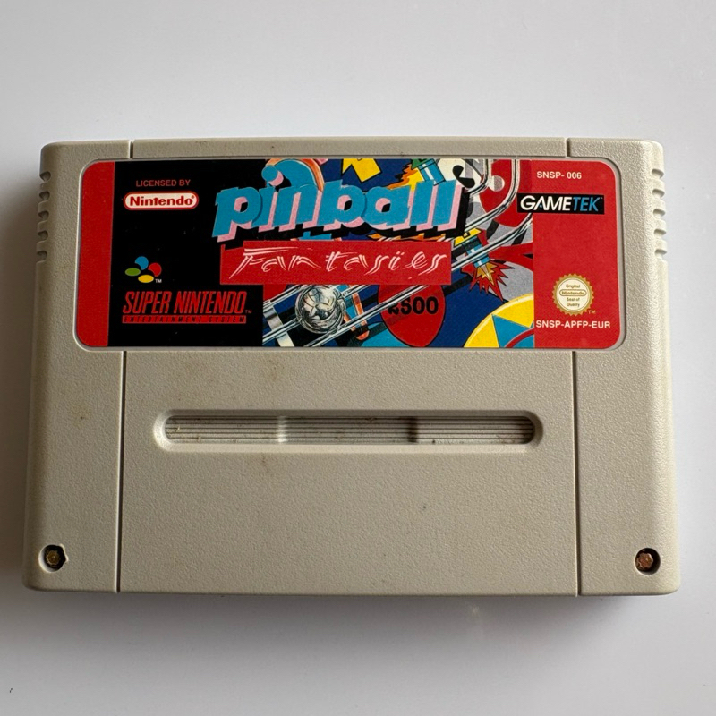 Pinball Fantasies Cartucho Fita Super Nintendo Snes Japones