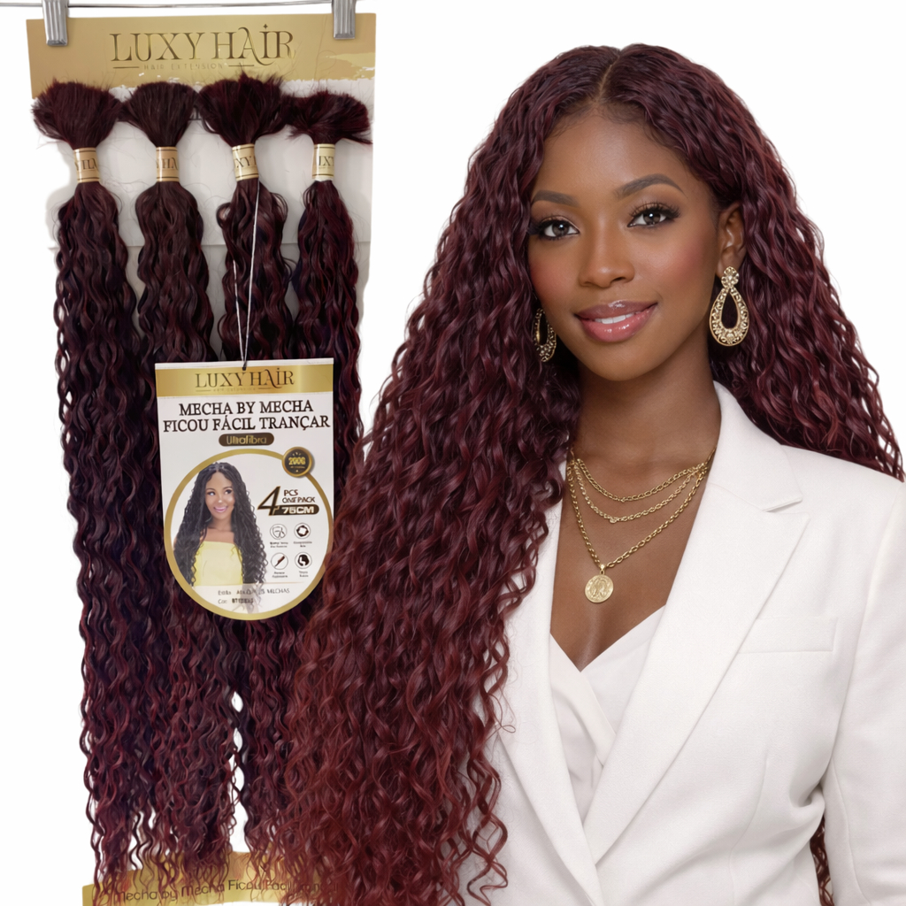 Cabelo Cacheado Fio a Fio Anjo Plus 75cm 200g Natural e Leve