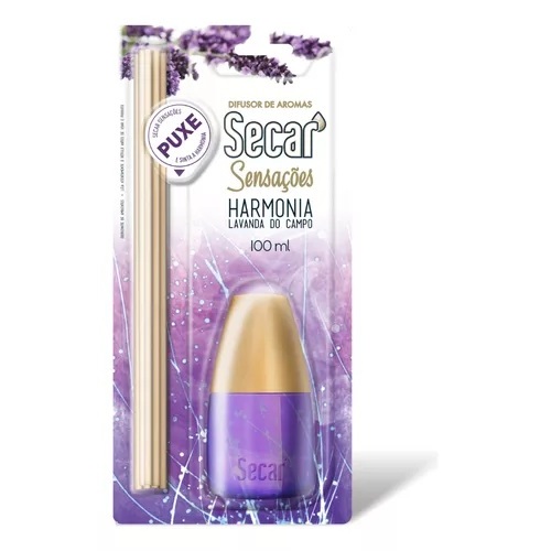 Difusor De Aromas e Ambientes Harmonia Lavanda do Campo Secar 100ml