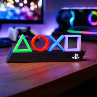 Letreiro Gamer PlayStation Decorativo | Placa Geek PS5 para Decoração de Game Room