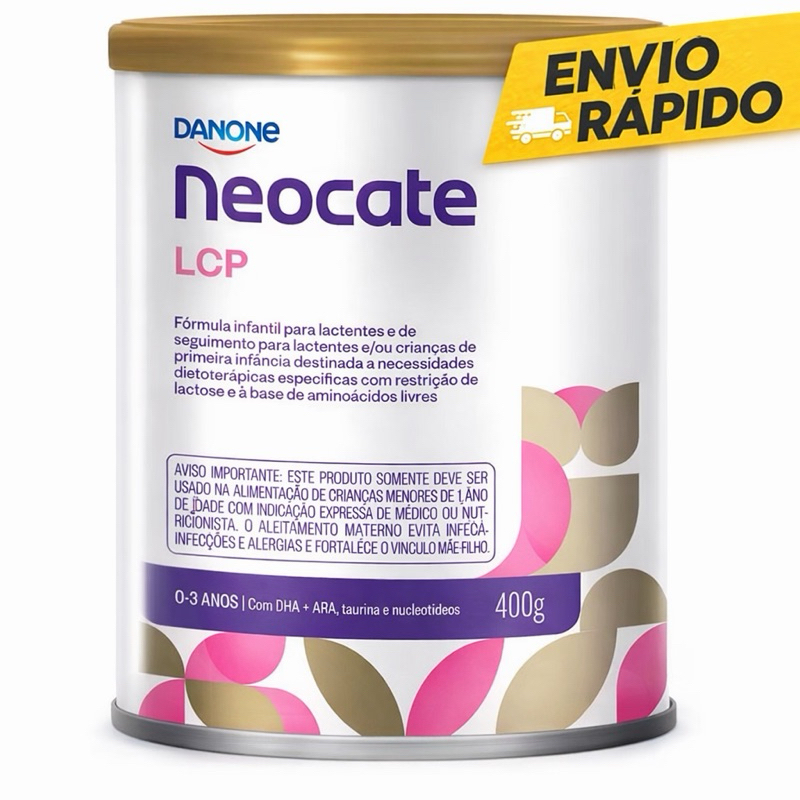 Neocate LCP 400g original - Envio no mesmo dia promoção